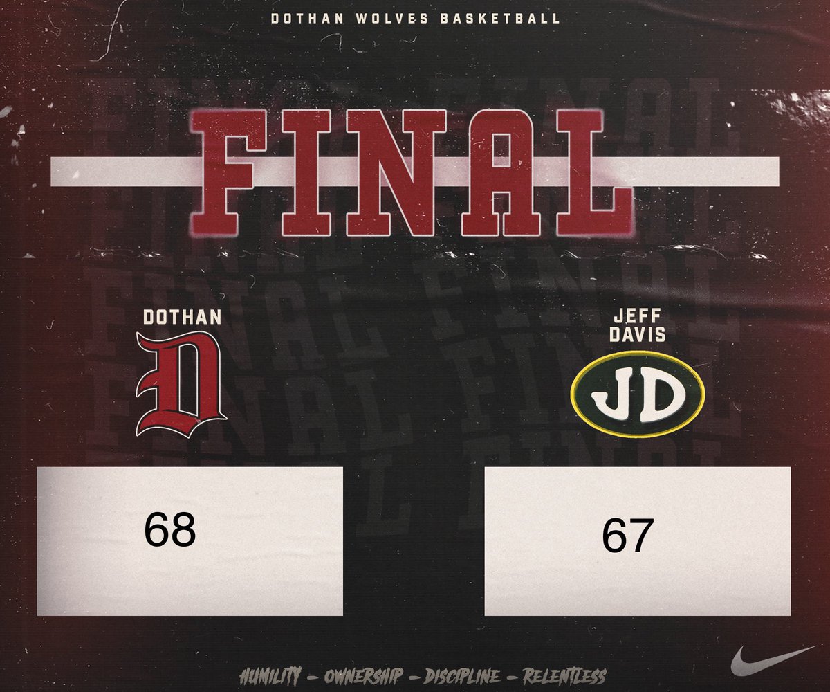 What an amazing game!! Wolves protect home court and defeat Jeff Davis. So proud of how these kids are responding on a daily basis! @ahsaahooprumors <a href="/aldotcomPreps/">AL.com H.S. Sports</a> <a href="/AlaHoops/">ALAHoops</a> <a href="/BamaPrepHoops/">Bama Prep Hoops</a> <a href="/AL7ABasketball/">Alabama7ABasketball</a>