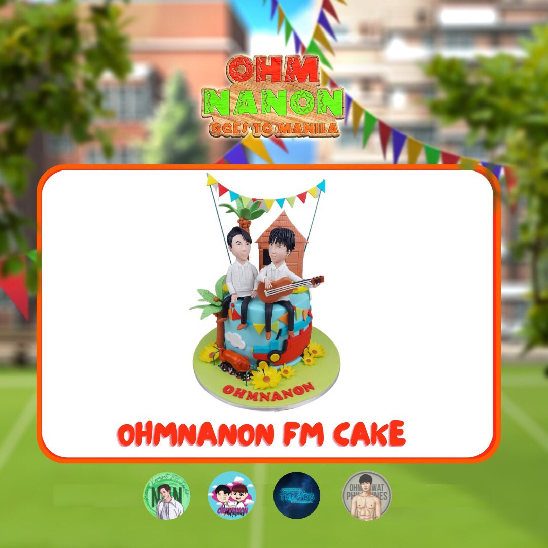 ohmnanonph's tweet photo. OHMNANON Goes To Manila 🇵🇭🎉

“ OHMNANON’S FM CAKE  🍰 “ 

Your presence in itself is a gift worthy of celebration. May you continue to be as sweet as these cakes specially made for #OhmNanonFMManila2023
#ohmnanon #ohmpawat #nanonkorapat https://t.co/ltlT0QulFV