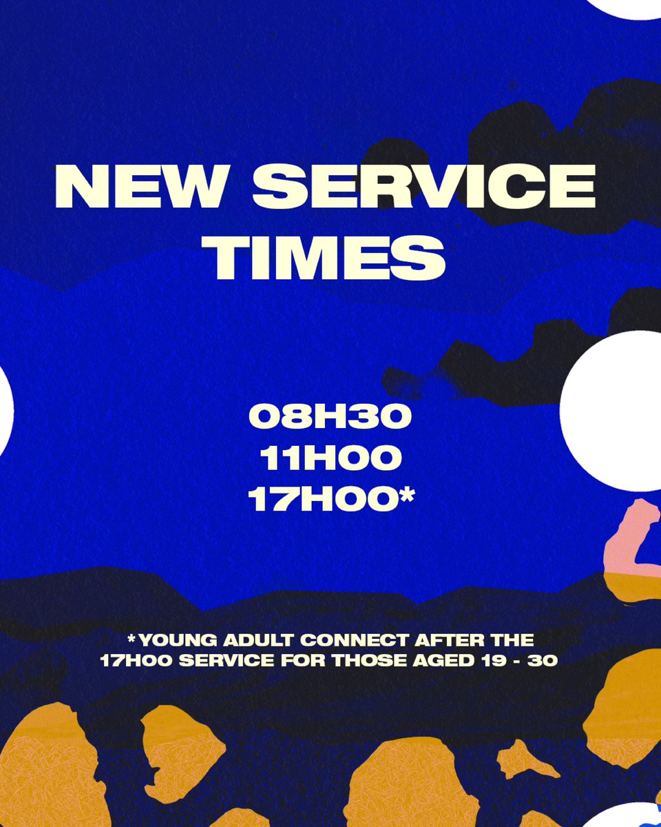 It's VISION SUNDAY tomorrow! Don't miss this important Sunday in the House as we lay out our vision for 2023. And Sunday Nights are back, so why not join us at 17h00? 🥳