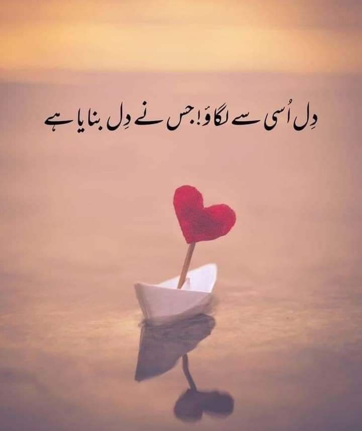 میں خدا کو سناتا ہوں اپنے دل کا حال 
میں اب زمین والوں پر بھروسا نہیں کرتا 
❣️❤️❣️