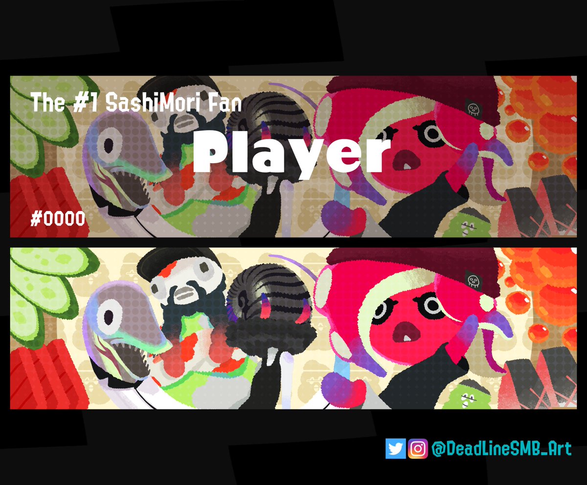 SPLATBAND BANNERS ROUND 11: SASHIMORI!!! #Splatoon #Splatoon3 #SashiMori