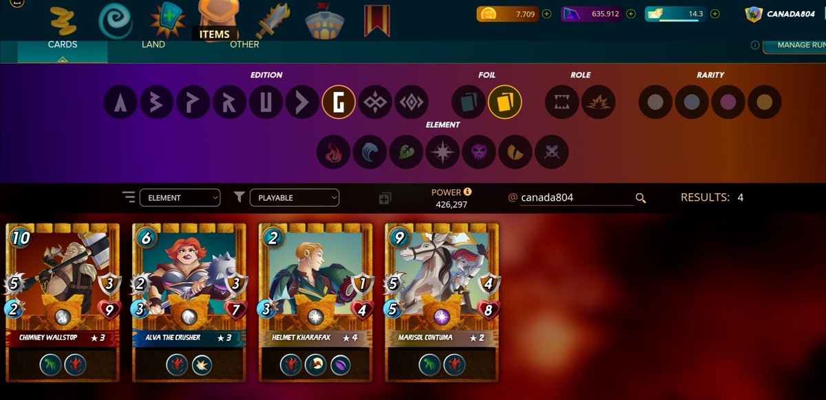 _Canada804's tweet image. The #gold foil #brawls will be getting easier in @splinterlands. Get your #gladius cards ready, they can enter tournaments now. Chimney Wallstop makes 4.
#SPS #guild #Crypto #NFT #OwnIt #growthmindset #playandearn #Governance #rewards #gaming #community #phoenixrizen #family