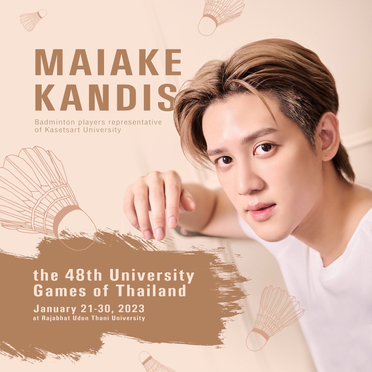 TheKlayArtist's tweet photo. กิจกรรมสำหรับชาววรรณยุกต์ ร่วมโควตรีทวิตนี้ส่งกำลังใจเชียร์ไม้เอกในฐานะตัวแทนของมหาวิทยาลัยกับการแข่งขันแบดมินตันที่มหาวิทยาลัยราชภัฏ อุดรธานี และเราจะสุ่มผู้โชคดี 15 ท่าน เพื่อรับโปสการ์ดลายเซ็นไม้เอก อย่าลืมใส่ #TheKlayArtist #MaiakeKandis พร้อมแคปส่ง DM คืนนี้ก่อน 20.00น. https://t.co/u1mdK2rk0E