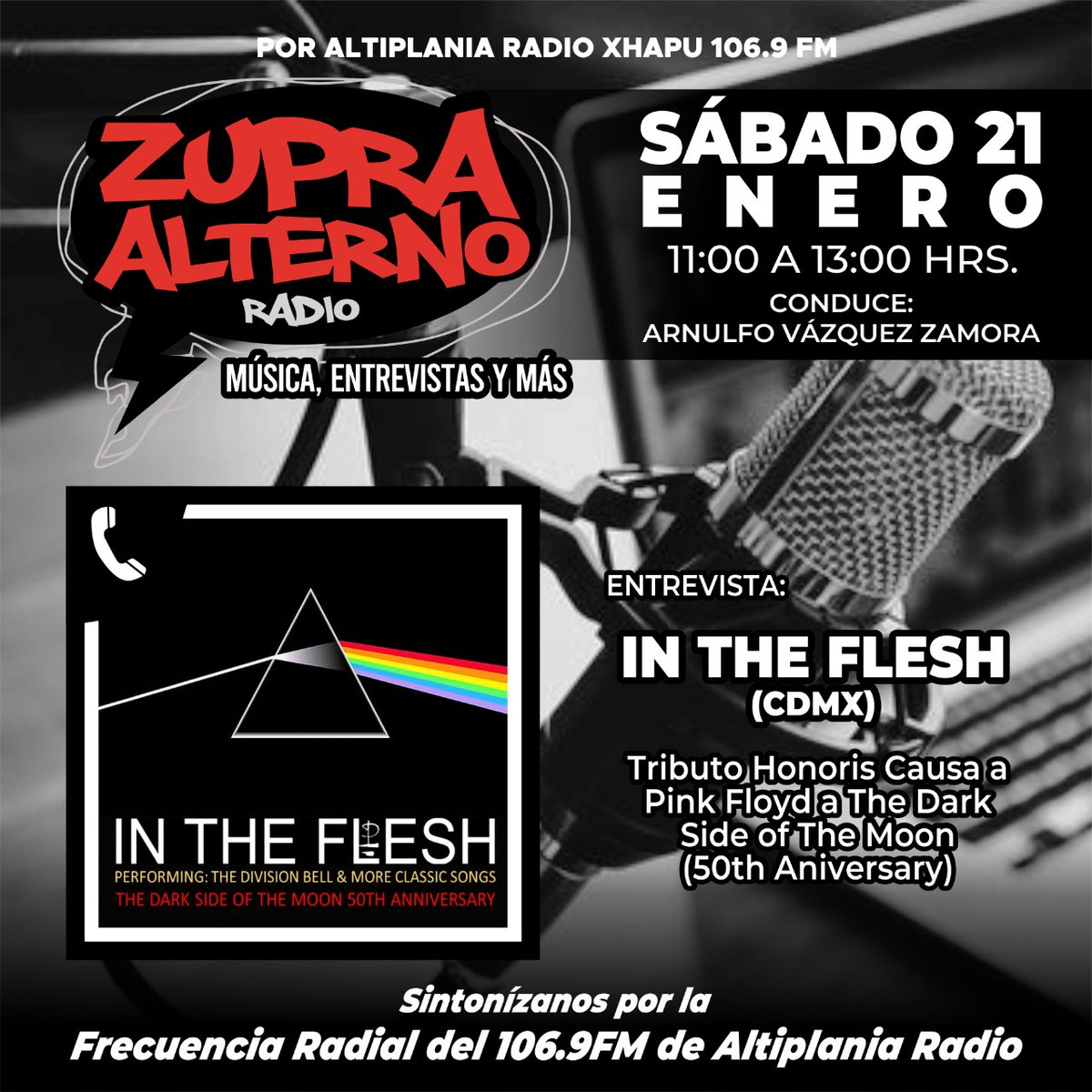 ARNULFOVAZQUEZ's tweet image. #WALKINGFORWARD #NEWYEARSDAYS  #ZUPRAALTERNO #ROCKYOTRASALTERNATIVAS #SABADO21ENERO #APARTIRDELAS11DELAMAÑANA #ALTIPLANIARADIO106PUNTO9FM #CONDUCEARNULFOVZ  #RESEÑACONFERENCIAPRENSAVIVELATINO2023 #ENTREVISTAPHINTHEFLESH #DGPHYAYOL #SAHAGUNENSES #MX2023 

radioytelevision.hidalgo.gob.mx/pag/radiotepea…