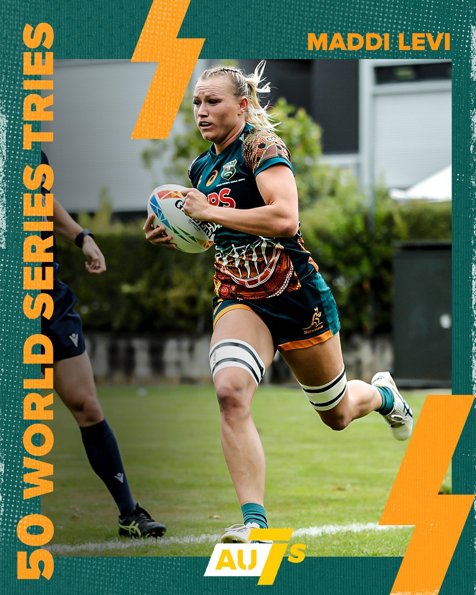 Aussie7s's tweet image. Massive milestone for Maddi Levi 👏

#NZ7s #HSBCs @ISPSHanda