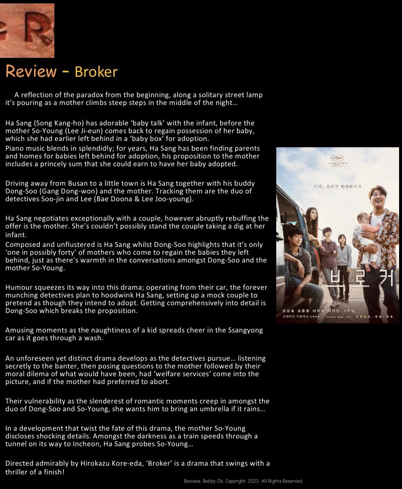 Rcoolmovies's tweet photo. Their vulnerability as the slenderest of romantic moments creep in amongst the duo of Dong-Soo and So-Young, she wants him to bring an umbrella if it rains… #Broker (film)  #KDrama #KoreanDrama #JapaneseDirector #BBTitans  #crimeDrama #HirokazuKoreeda #Busan #Seoul #Tokyo https://t.co/7Vr1XcpSuj