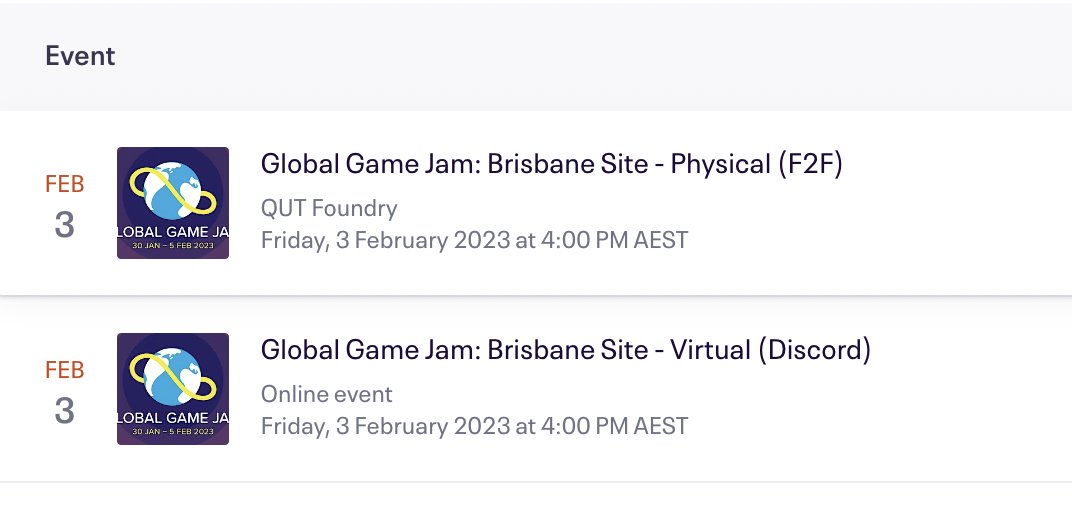 Hungry for #gamejam? Registration is open for <a href="/globalgamejam/">GlobalGameJam</a> #GGJ2023 #Brisbane site <a href="/QLDGames/">QLD Games</a> igdabrisbane.org/brisbane-globa… <3 #screenshotsaturday