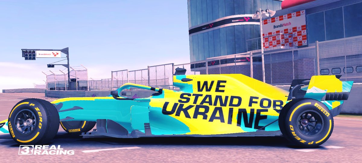 Jim_Robinson199's tweet photo. Even F1 Sports cars support the war of #UkraineandRussia

From Real Racing player : billyjonesusa158943 

#supportUkraine #UkraineRussiawar #westandforukraine https://t.co/v7BPC9WnVM