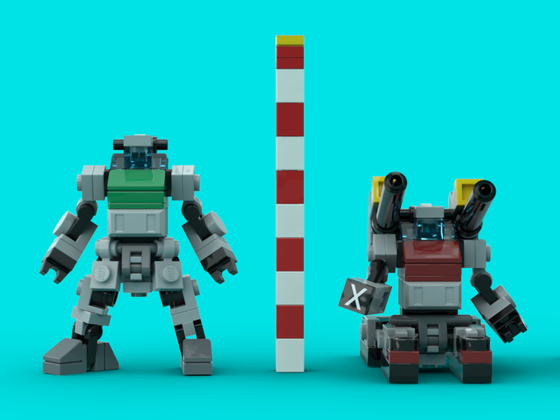 Returnethtobase's tweet photo. HT-01SPA Ruschia Quad Tank, purpose built conversion kit for damaged or surplus Ruschia to fill a specialized artillery role. Inspired by Starcraft siege tanks and Mobile Suit Gundam's Guntank. #LEGO #mfz #mf0 #Mecha https://t.co/XOARkRVcQk