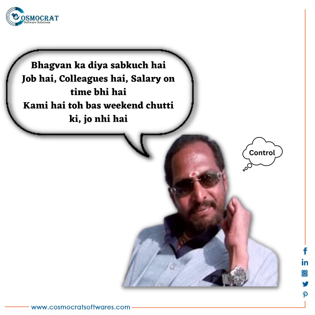 cosmocratsoft's tweet photo. We want weekend! give it now before it ends!
.
.
.
#cosmocratsoftwaresolutions #digitalmarketingagency #digitalmarketingservices #welcome #welcomemoviememe #Udhyebhai #Bhaghvankadiyasabkuchhai #moviememe #moviesmomes #weekendvibe #weekendmemes #cooperatelife #saturdayvibe https://t.co/hpjdPVVBh2