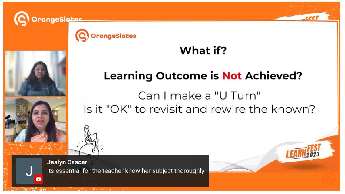 OrangeSlates's tweet photo. Wonderful session by Jigna Jagdish Khoyani | Session 1 | Driving Outcomes in CBE https://t.co/e16KAU6jVZ
