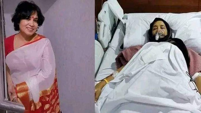 अल्लाह की लाठी में आवाज़ नहीं है. 

🔸गुस्ताख़ और मूर्तद लेखिका #TaslimaNasrin अब हमेशा के लिए अपाहिज हो गई है। 

🔸ठोकर लगकर गिरने से उसके पैर में हल्का दर्द हुआ,

🔸लेकिन अस्पताल के डॉक्टरों ने उसके कूल्हे की जोड़ को काट दिया,

जिससे तसलीमा नसरीन अब जिंदगी भर चल फिर नही पाएगी