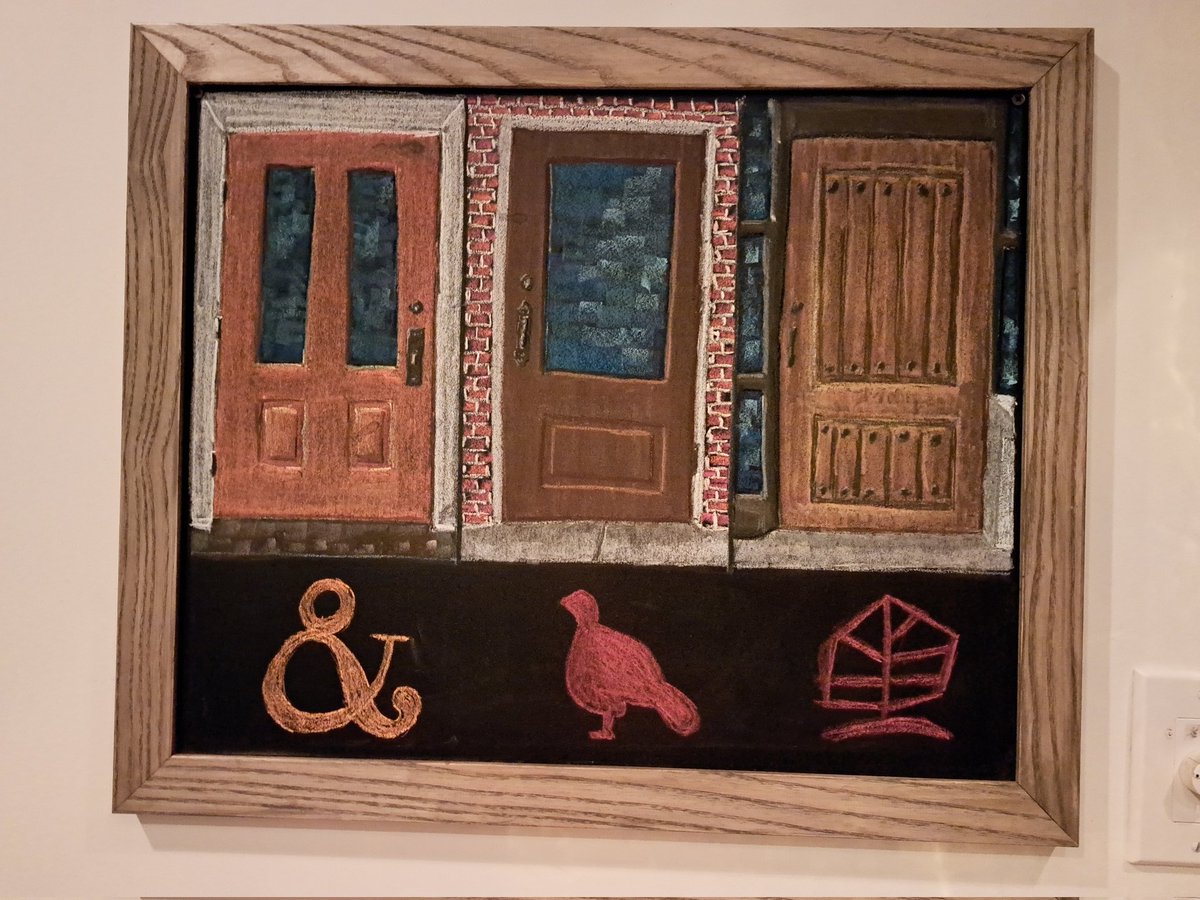 grongledonk's tweet photo. I'll See You There.
The board is from billyBoards, I really enjoyed working on this board.
#art #pastel #pastelchalk #chalkboard #temporaryart #temporaryartist #rohospitality #tableandmain #osteriamattone #casarobles #billyboards https://t.co/YA2e6RAySd