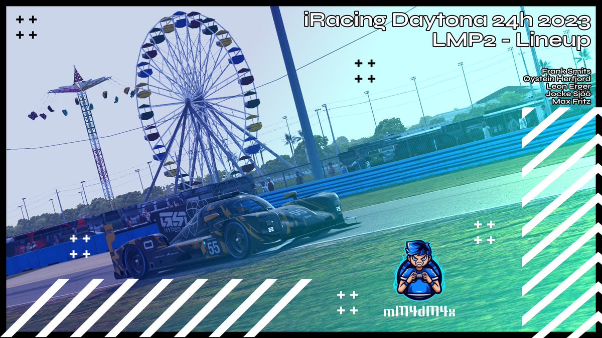 5Motorsport's tweet photo. ⭕⭕iRacing Daytona 24h 2023 ⭕⭕

Today I'll be heading for the first outing on the new team. We are starting with our LMP2 machinery.

Let's survive this 🔥

Green flag ~ 12:45 GMT. I'll stream most of the race over here: https://t.co/H6mLXeIrWC

CU on track and best of luck 🤞 https://t.co/kDBlaOgGdP