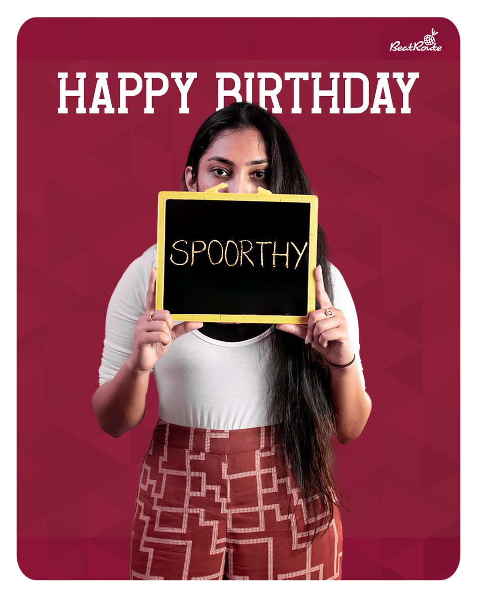 gobeatroute's tweet photo. From planning perfect murders to pulling off all-nighters to coordinating major campaigns to crushing physical activations, our one-woman army handles it all like a pro💥
Happy Birthday, #Spoorthy ma'am ka✨
#HappyBirthdaySpoorthy #SpoorthyMaamKa #BeatRoute https://t.co/HrsUOyq6zb