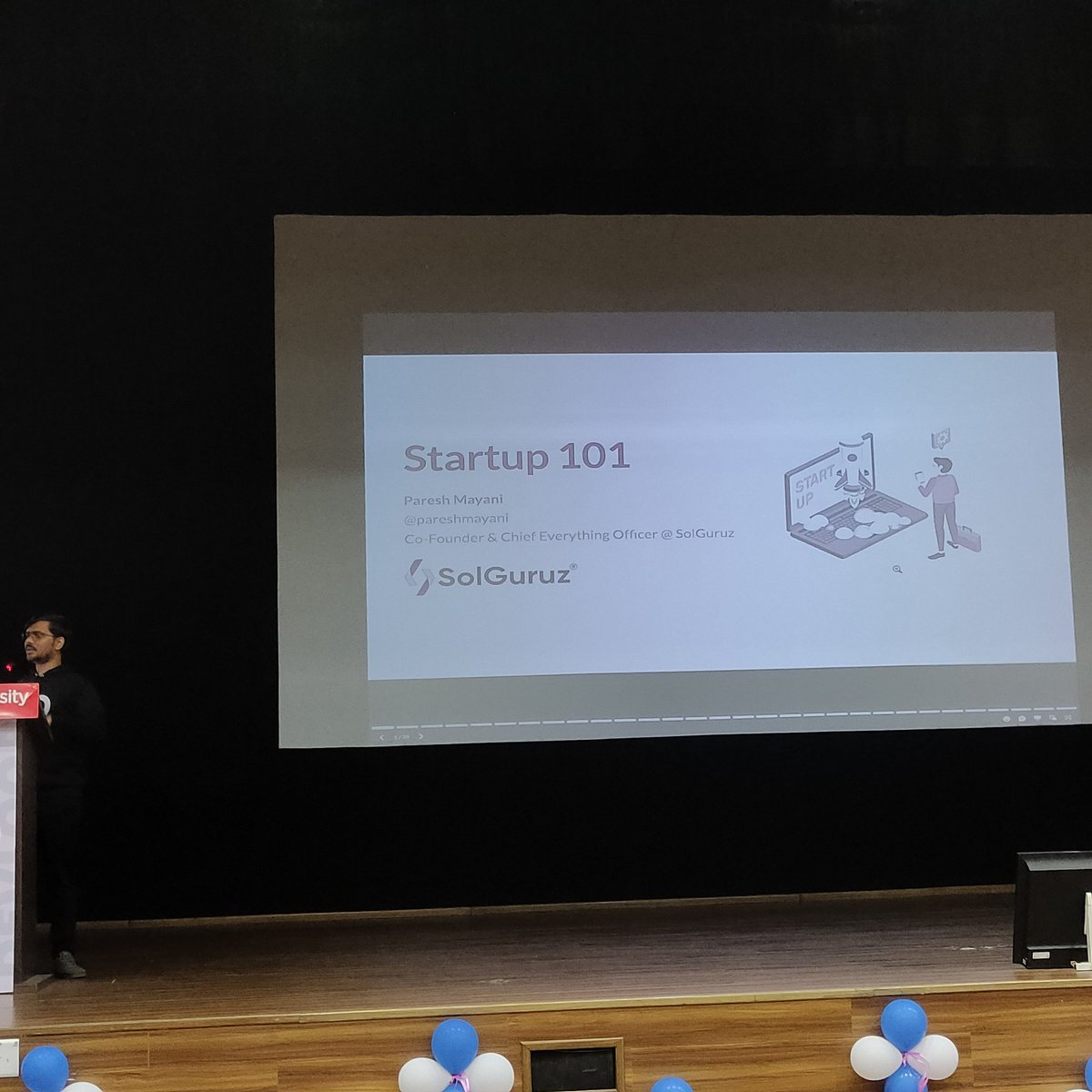 prasansecures's tweet image. Here it kicks off the day with first session on startup101 by @pareshmayani at @Mehdevclub 
@doolaHQ 
#doola #devloop #mehdevclub #mdc #mehsana