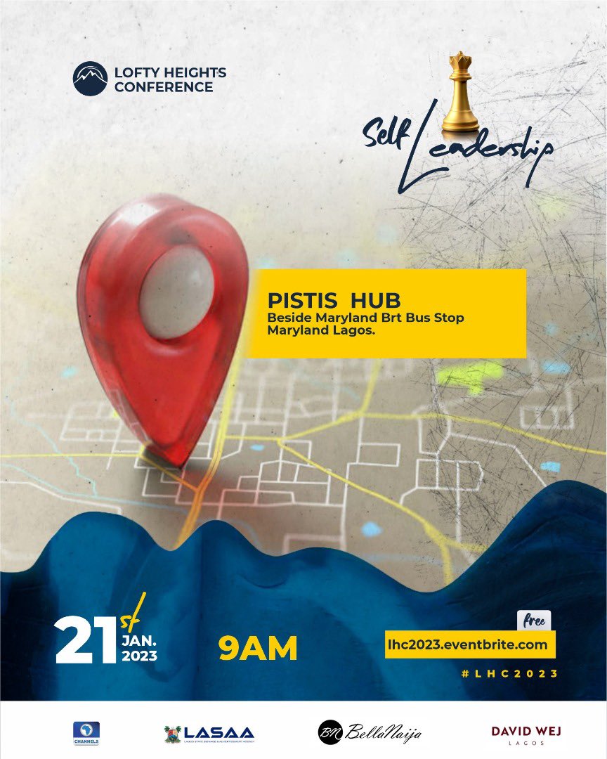 charactercoach_'s tweet photo. Here's an advice; make sure you get to the venue on time.

Gate opens 7am
Registration begins 8am
Conference kicks off at 9am

And for the worship experience..oh, you don't want to miss that!

See you tomorrow!
#LoftyHeights #SelfLeadership #LHC2023 #LHCReloaded

@LoftyHeightsNG https://t.co/0ek9SYZcyD