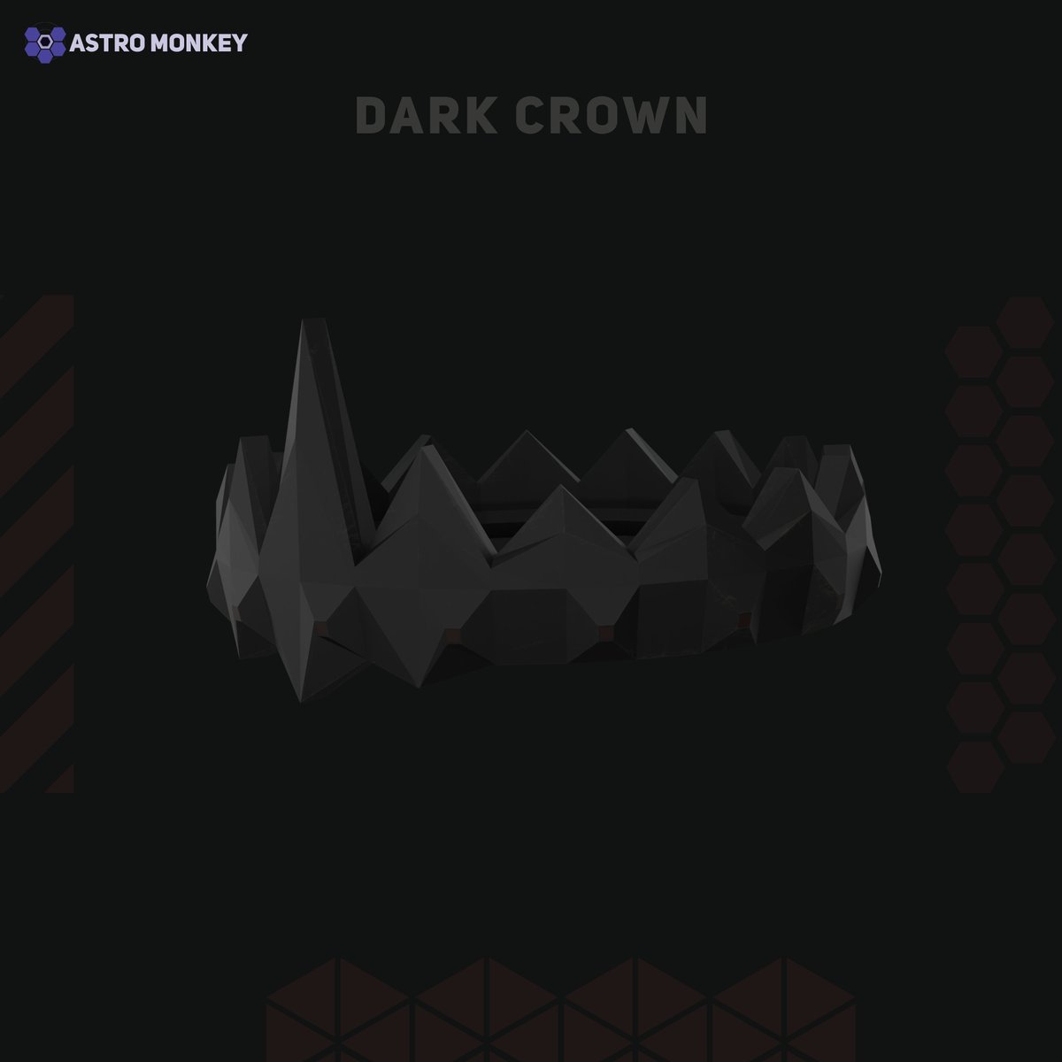 AstroMonkeyDev's tweet image. UGC Concept #10
Dark Crown

#roblox #robloxart #RobloxUGC  #RobloxDevs
