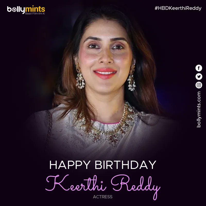 Wishing a very happy birthday to #KeerthiReddy !
#HBDKeerthiReddy #HappybirthdayKeerthiReddy