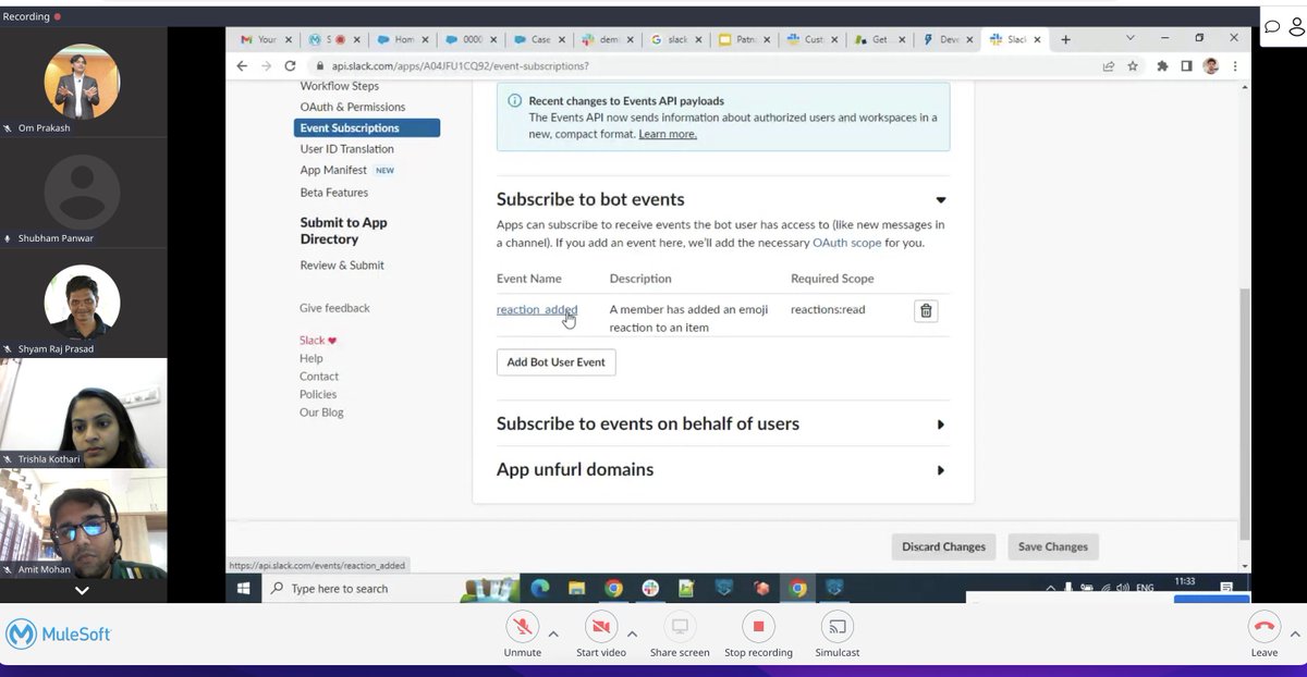 omprakash_it's tweet photo. We are live for learning
#Salesforce, #Slack and Zendesk Integration with #Mulesoft at
#MuleSoftMeetup Patna
https://t.co/oahF5ty5cz
@MuleDev @learnmulesoft @MuleSoft https://t.co/QCkZR4oMJP
