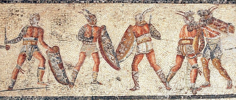 weird_hist's tweet image. Ancient Roman gladiators used to slather themselves in marshmallow sap before fights.