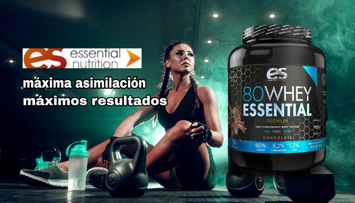 Porque la clave de la proteína está en cuánta somos capaces de digerir y asimilar...la Whey80 de Essential Nutrition, alto porcentaje, baja en grasa, máxima digestibilidad y asimilación! pruébala! totalactivity.es/home/357-6620-… #proteina #fit #fitness #salud
