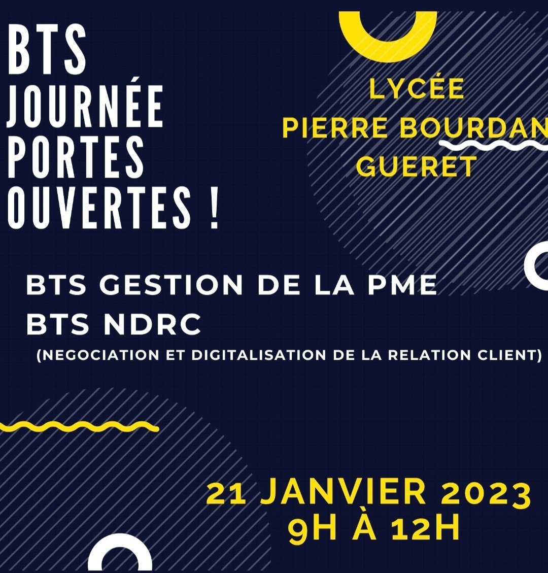 BTS NDRC Lycée Pierre BOURDAN tweet media