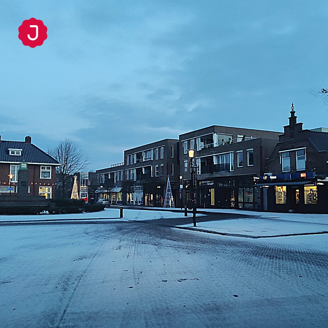 Wat ziet het er toch mooi uit! Met dat kleine laagje sneeuw