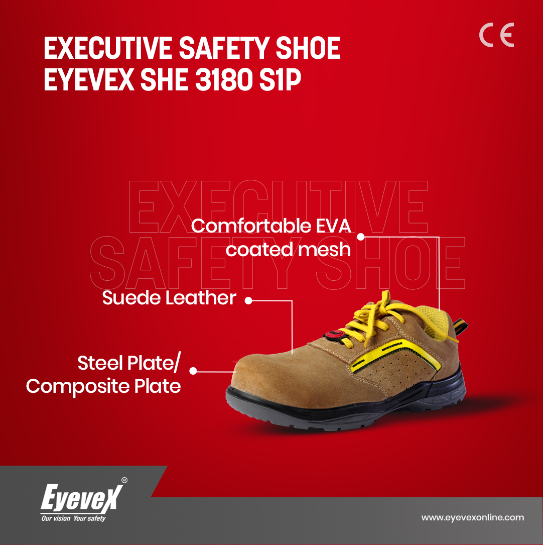 Eyevex safety shoes are designed to keep crews safe and secure on the job. Great for your workday, this pair of shoes will keep you on your feet all day.#safetyshoes #construction #constructionsafety #hseprofessionals  #hsejobs #safetyshoes #safety #safetyfirst #safetyawareness