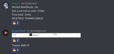 DWC NFT tweet media
