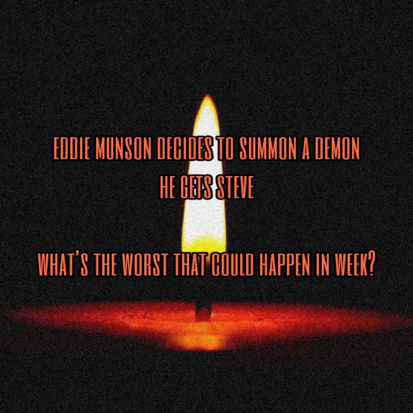 montemoon_'s tweet image. Don’t Talk to Strangers (Cause They’re Only There to Do You Harm) 

Tags: #steddie #demonsteve #gettingtogether 

Words: 12k

archiveofourown.org/works/44427154