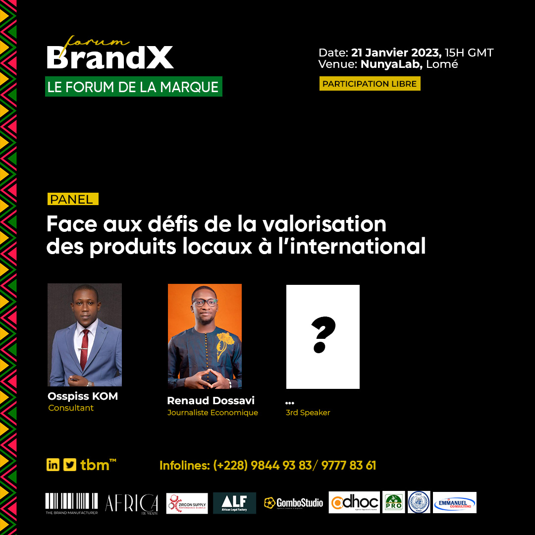 itsosagyefo's tweet photo. Le BrandX Lomé, c'est cet après-midi 15H à NunyaLab (Maison des Jeunes d'Amadahomé).

#BrandXLomé  #Togo  #TgTwittos https://t.co/jKU2rGeDeB