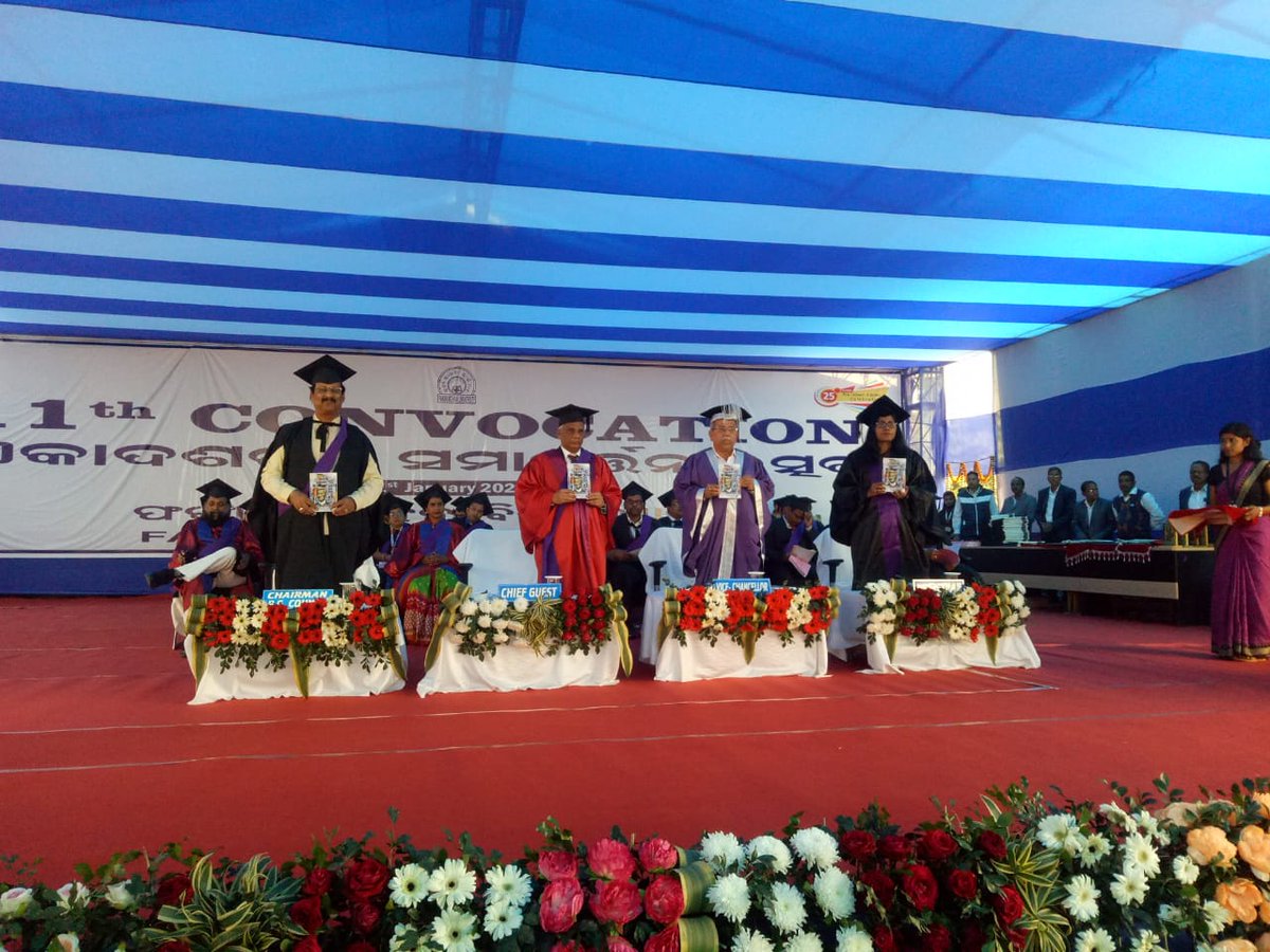 11th Convocation ceremony organized by F.M. UNIVERSITY, Balasore, Odisha.