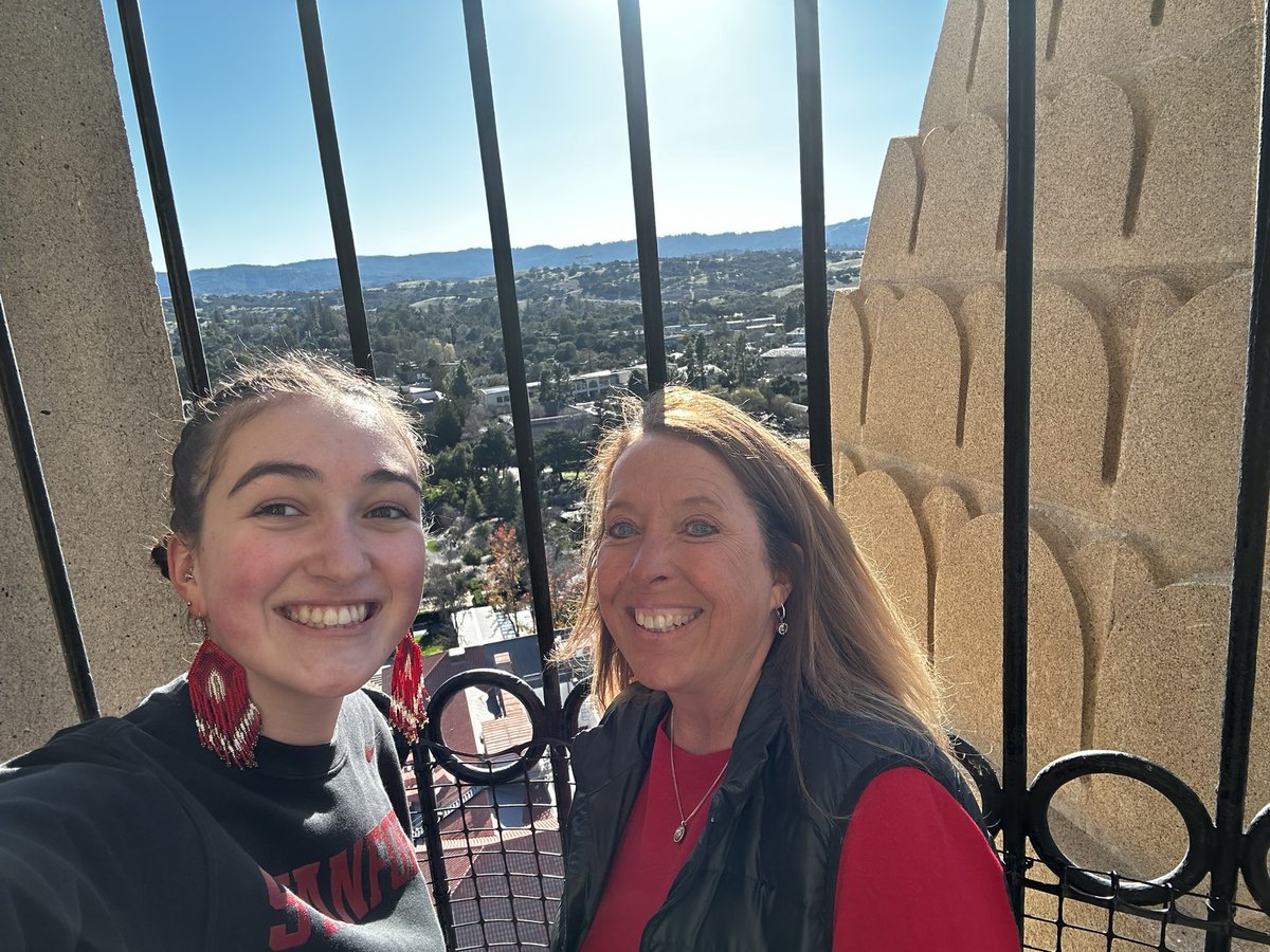 NavarreDHS's tweet photo. 24 hour trip to watch Alissa and her teammates play Stanford!! Go Utes!! @UTAHWBB @alissa_pili Quick lunch with my niece Brittany in the city. ❤️ Thanks Emily for the tour and a great day at Stanford!🌲 https://t.co/ngKSHBjOGK