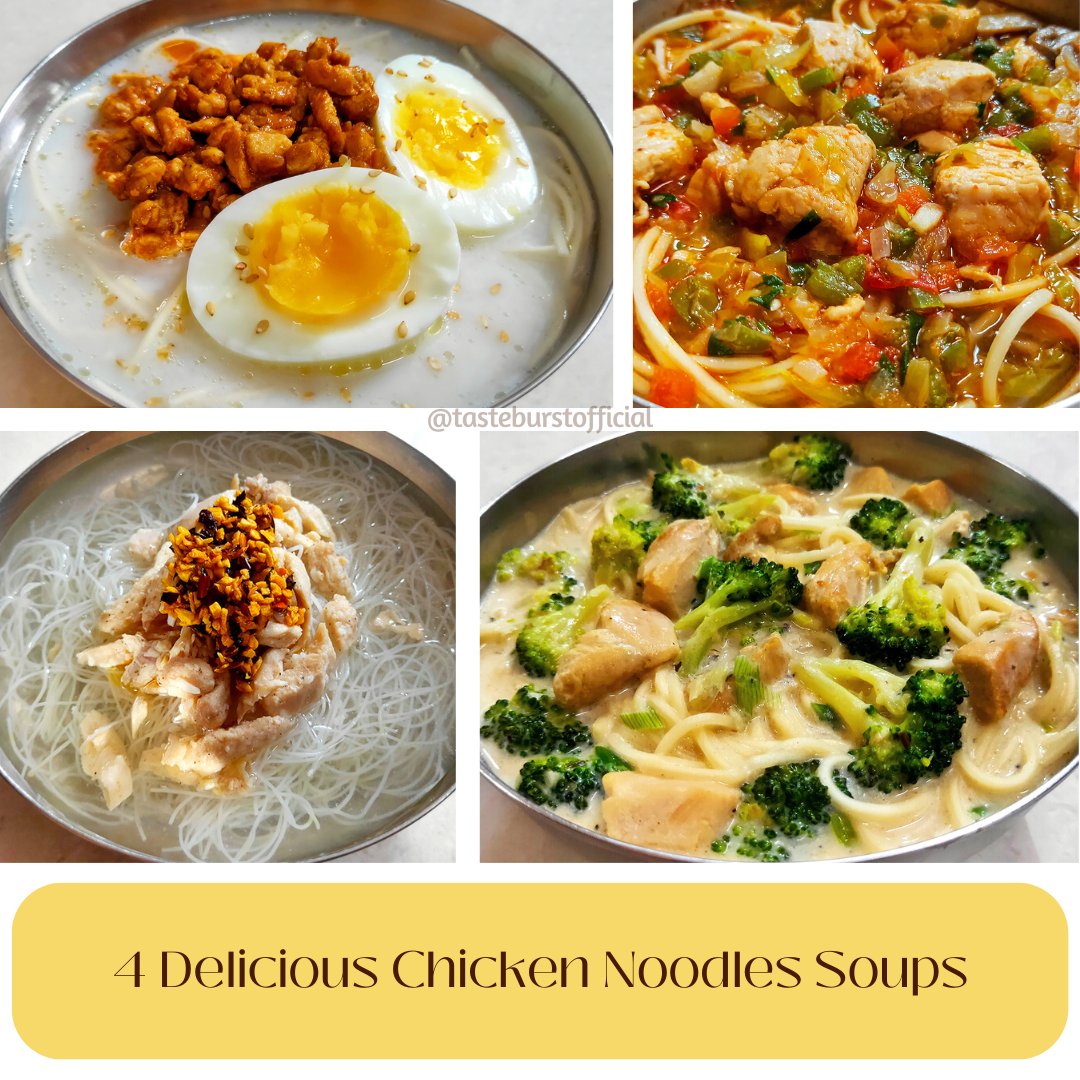 tasteburst's tweet photo. Delicious &amp; Warming Chicken Noodles Soups
Recipe: https://t.co/c33yzqNTDZ

#eat #recipe #RecipeOfTheDay #soupseason #chickens #HealthyEating #Food #goodfood #Cooking  #FoodieBeauty #Foodies #foodblogger #tasteburst #foodblog #delish #instafood #tasty https://t.co/79BgLuGXhO