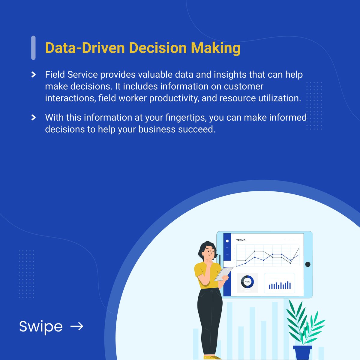 getoncrm's tweet photo. Salesforce Field Service can help you save time and enhance efficiency. It allows you to organize tasks and projects on the go.
https://t.co/DZgko6NUUL
#salesforce #fieldservicelightning #fsl #SalesforceIntegration #crm #GetOnCRM https://t.co/3ZI8Hbg9Fl
