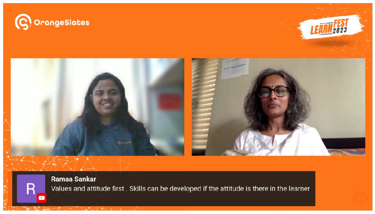 OrangeSlates's tweet photo. Wonderful session by Toral Shah | Session 2 | Developing Attitudes for CBE https://t.co/12ktTyAyQL