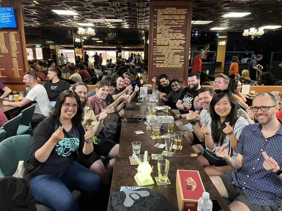 <a href="/skimmytwo/">Skimmy💕</a> making everyone throw those finger hearts for GHOST Sydney’s group photo!! Congrats to everyone who won amazing prizes tonight and thank you for coming out to hang 🥲 Special thanks to <a href="/Bungie/">Bungie</a> <a href="/DestinyGameANZ/">Destiny 2 ANZ</a> <a href="/58sevs/">sevs58</a> for your support for prizes!
#GHOSTSydney #GHOSTdc