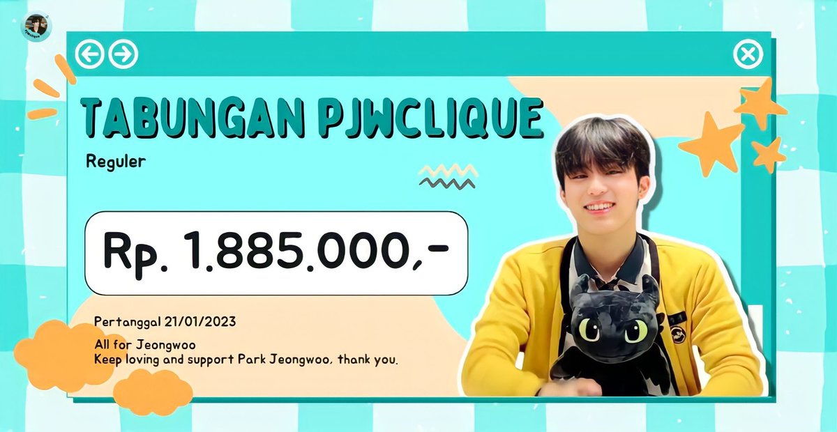 PJWclique's tweet photo. UPDATE TOTAL DONASI &amp; TABUNGAN @PJWclique 

➡️ Donasi LED - Rp.3.194.000
➡️ Tabungan Reguler - Rp.1.885.000
➡️ Tabungan Non Reguler - Rp. 992.800
Total Rp. 6.071.800

Buat temam² yg mau donasi atau mau join project menabung, atau mau order graduation kit pjw bisa cek di komen ya https://t.co/wwVFQ1kuMM