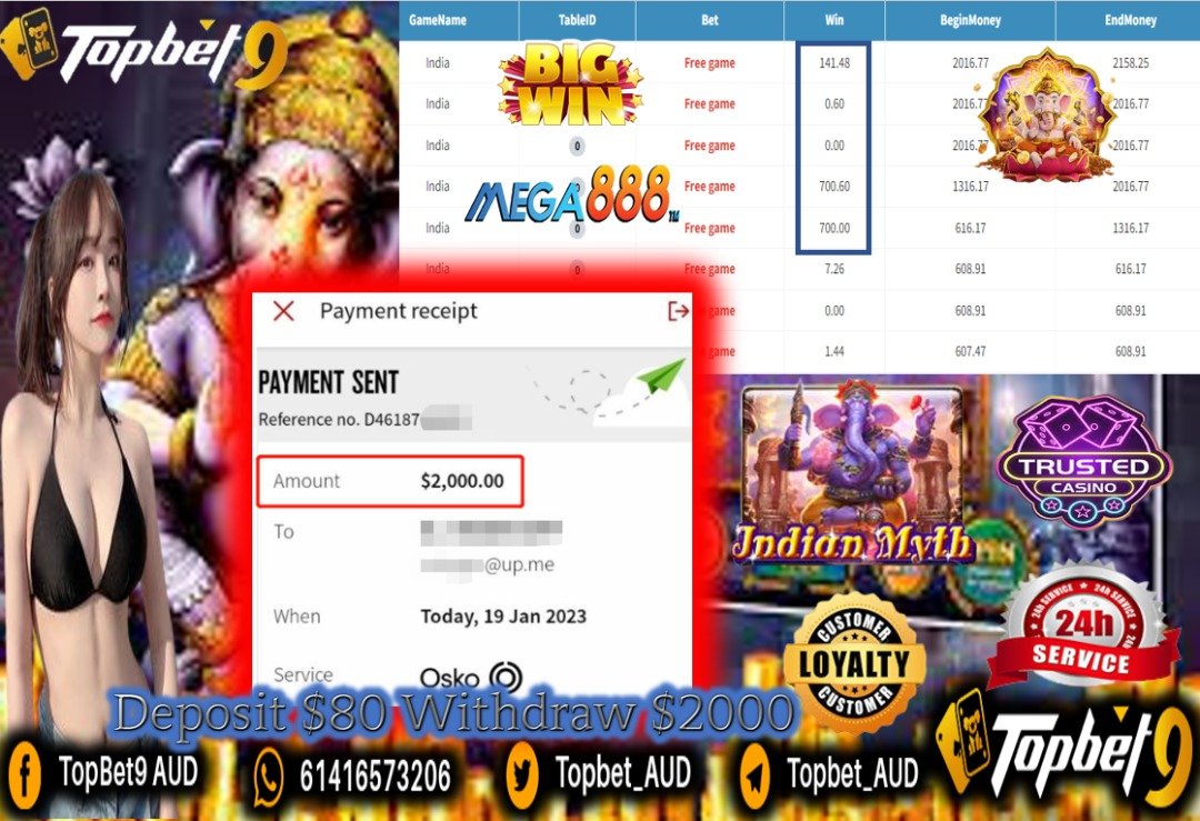 TopBet9AU_711's tweet photo. 🇦🇺TopBet9_AUD🇦🇺🐨
💎100% Trusted Online Gaming Platform
💎Customer Winning Record

🕹️Product - Mega888
🕹️Game - India
💰Withdraw - AUD$2000.00

New member Sign up FREE 29.99
Whatsapp : https://t.co/kecF49u45C https://t.co/IR5Q9Qi1XH