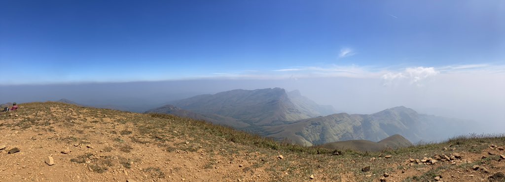 Kudremukh trek - view from the summit