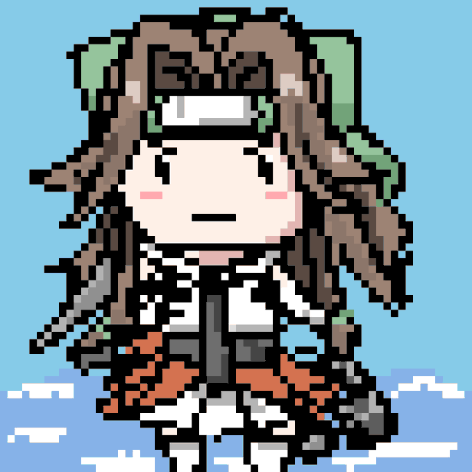 解像度上げ過ぎると最早ドットを打つじゃなくて描くになりそうではある
基準って難しいね

それはそうと、ドット絵うごかすはそのうち挑戦したい 