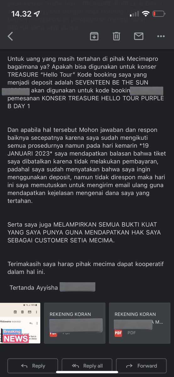 peecheriki's tweet photo. Kepada @mecimapro @mecima_shop mohon responnya saya pernah salah transfer kemudian dana saya tersebut dijadikan deposit oleh pihak mecima. Tapi ketika saya melakukan order ulang dan pembayaran sesuai prosedur deposit yang diberikan, pemesanan saya malah dibatalkan. Tolong respon. https://t.co/Py48RGKA8K