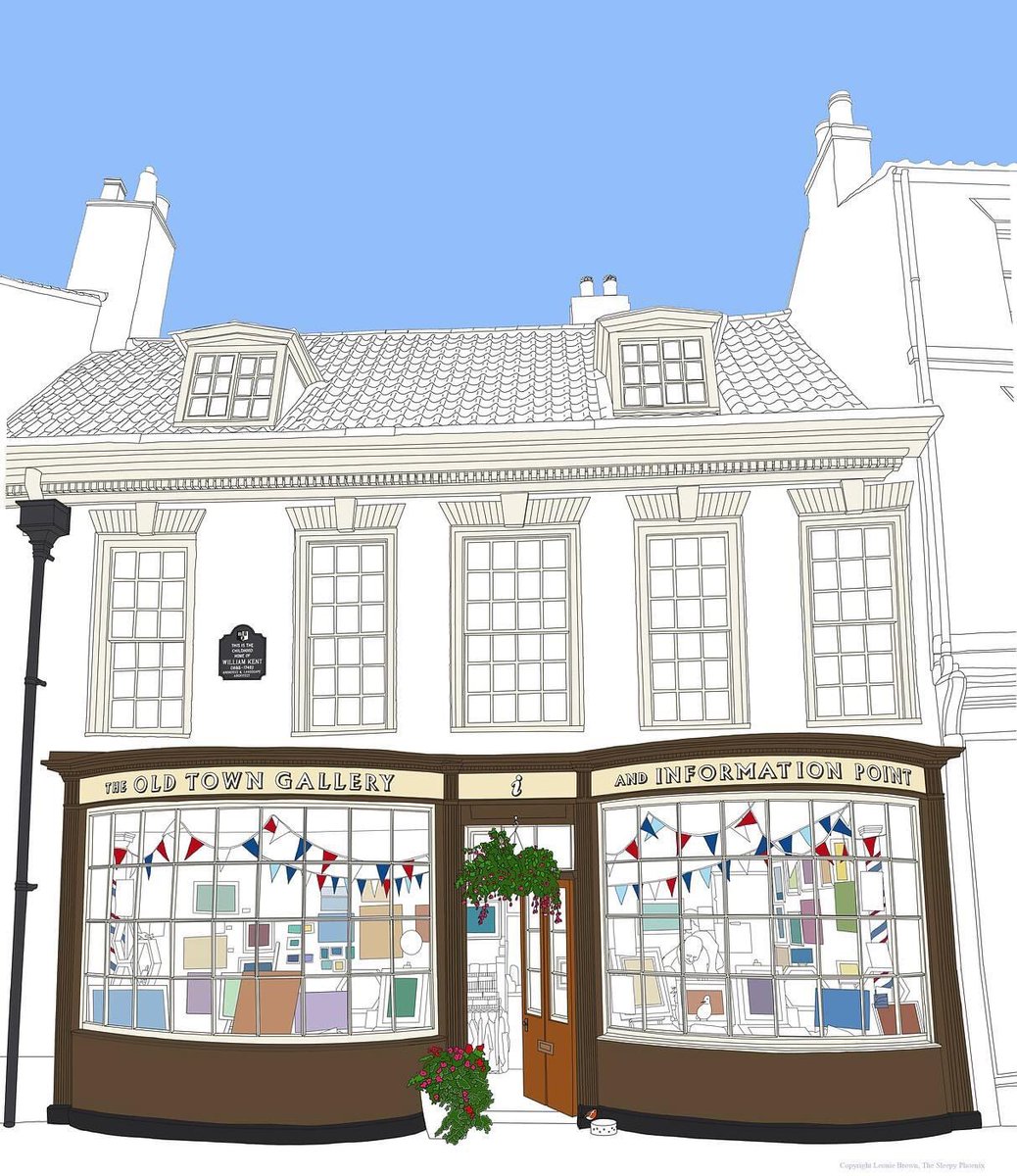 Pop into the wonderful Bridlington Old Town Gallery to see wonderful art to suit all tastes and budgets. The illustration below is by The Sleepy Phoenix.