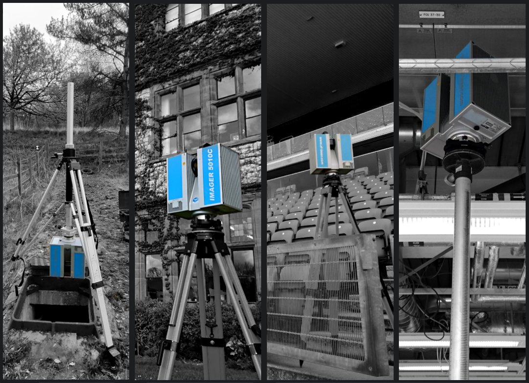 Upside down, way up high or just on a standard tripod. However you want your #laserscanning doing, we've got the kit for the job!