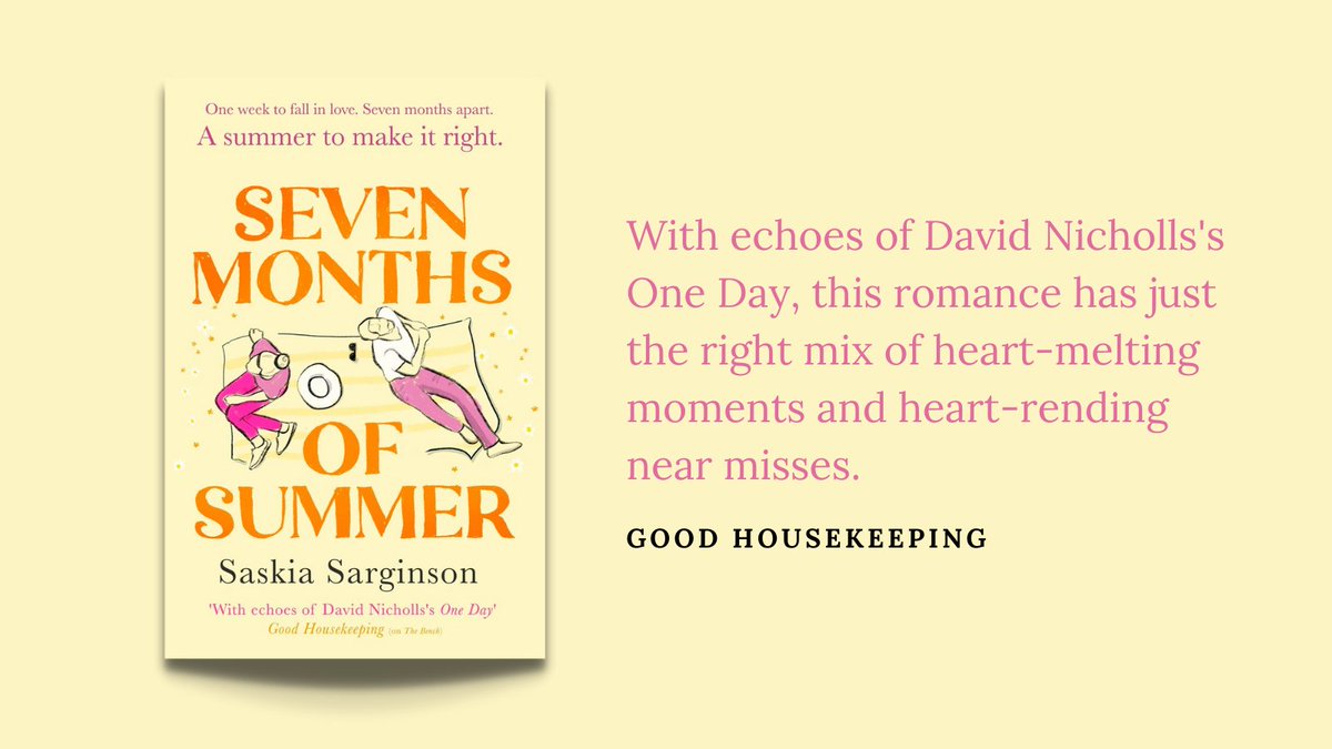 The brilliant #SevenMonthsofSummer by our editor @SaskiaSarginson is out on Kindle today with @PiatkusBooks! 'A wonderful, heart-tugging romance.' Read it now: shorturl.at/ruxy4