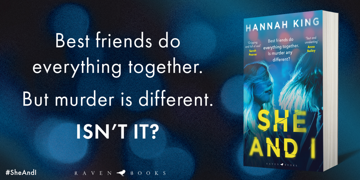 BloomsburyRaven's tweet photo. A not so happy new year for best friends Keeley and Jude.
They wake up after a New Year's party to find Keeley's boyfriend stabbed to death ๐ช
#SheAndI is now out in paperback: https://t.co/ZX14VQCFlA https://t.co/64raQvPBLf