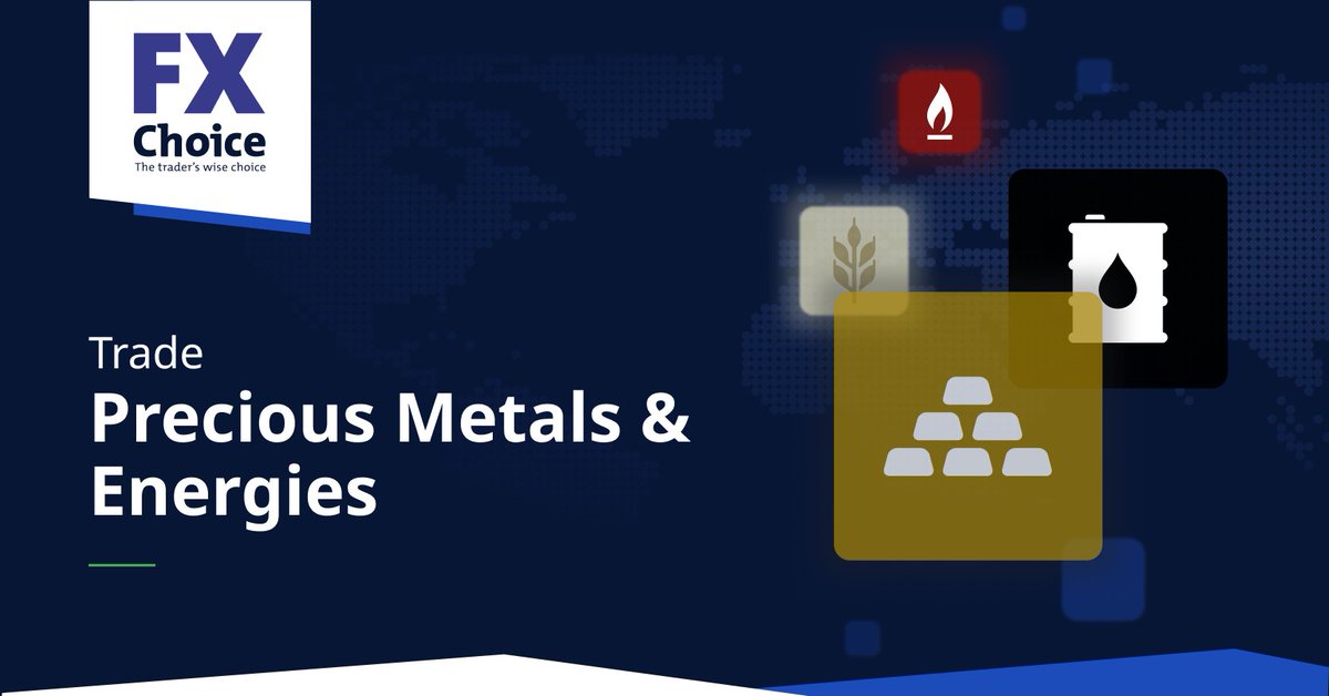 FXChoicesocial's tweet photo. #Commodity CFDs are a great means for speculation on commodities during economic crises.
Metals such as #Gold & #Silver, and #Energies such as WTI & Brent #Crude #Oil can be traded with #FXChoice.
Check out the specifications here 👉 https://t.co/23MJOv2kPz
*Trading is risky. https://t.co/uovlpyA7sa