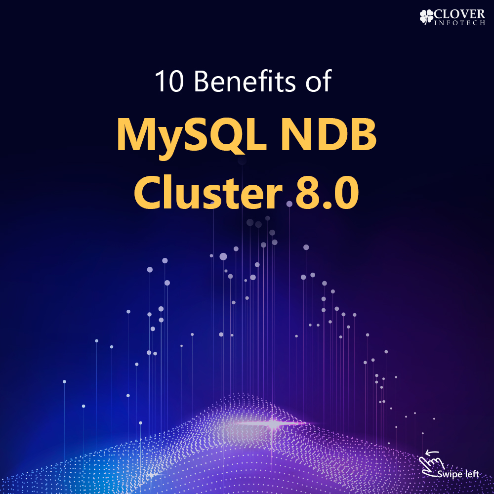 _CloverInfotech's tweet image. 8 Benefits of MySQL NDB Cluster 8.0 ! Swipe left >>
#mysql #mysqldba #dba #security #data #digitaltransformation #dx #digitalworld #dataprotection #datasecurity #mysqlcommunity