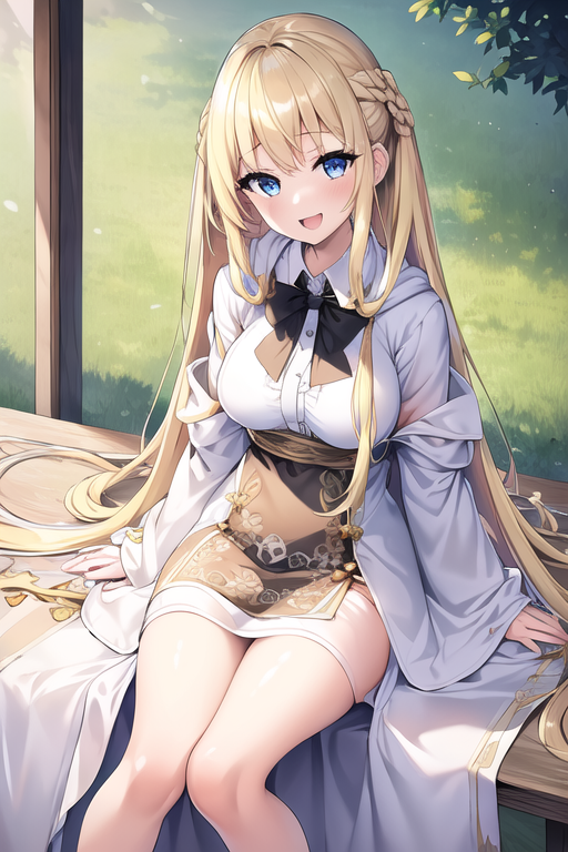 XeSitra_01's tweet photo. 金髪メイドさんの私服を生成しようとして失敗したやつ。ファンタジーに寄せるのやめてくださいAIさん！
#AIart #AIイラスト https://t.co/573nSephpm